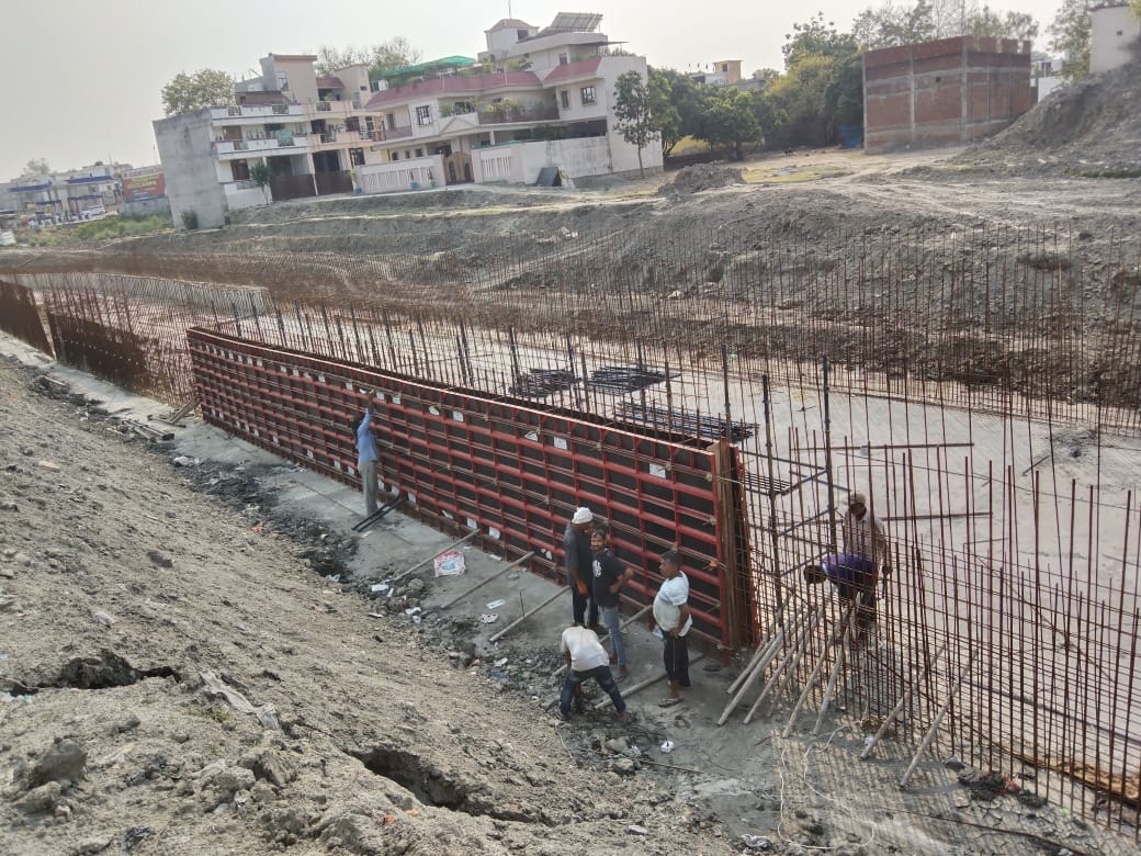 Foundation excavation