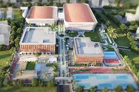 Planned campus 3D render