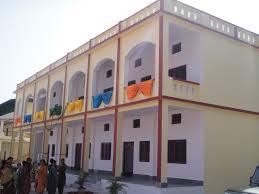 Completed building facade